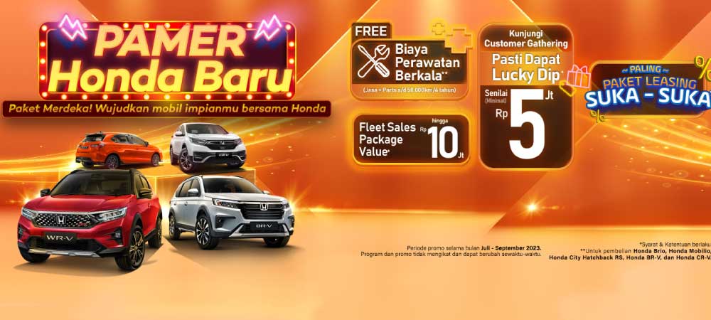 Banner Promo Honda Surabaya 2